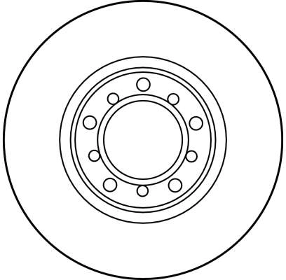 Disque de frein TRW DF1573