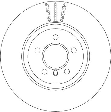 Disque de frein TRW DF6607S
