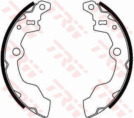 Jeu de mâchoires de frein TRW GS8302