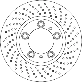 Disque de frein TRW DF6779S