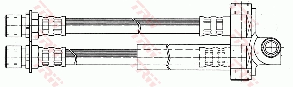 Flexible de frein TRW PHA277