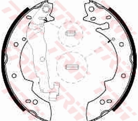 Jeu de mâchoires de frein TRW GS8524