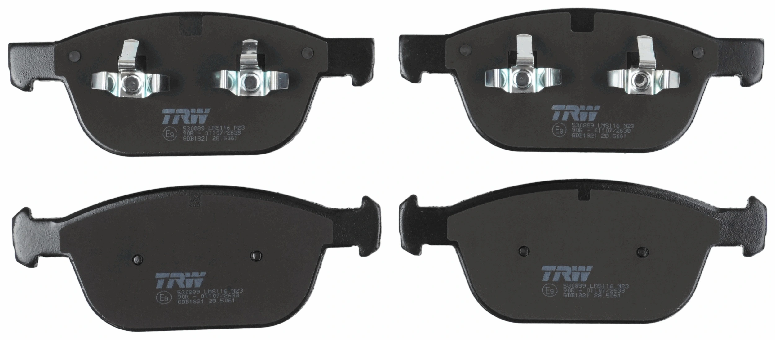 Kit de plaquettes de frein, frein à disque TRW GDB1821