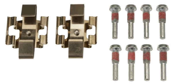 Kit d'accessoires, plaquette de frein à disque TRW PFK639