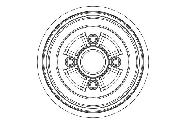 Tambour de frein TRW DB5005