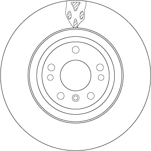 Disque de frein TRW DF6833S