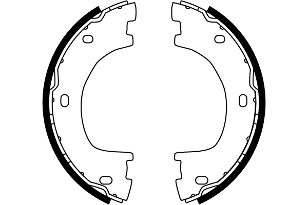 Jeu de mâchoires de frein, frein de stationnement TRW GS8777