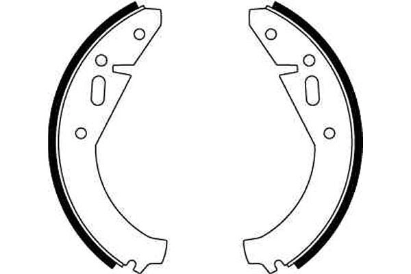 Jeu de mâchoires de frein TRW GS8141