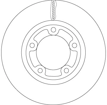 Disque de frein TRW DF6712