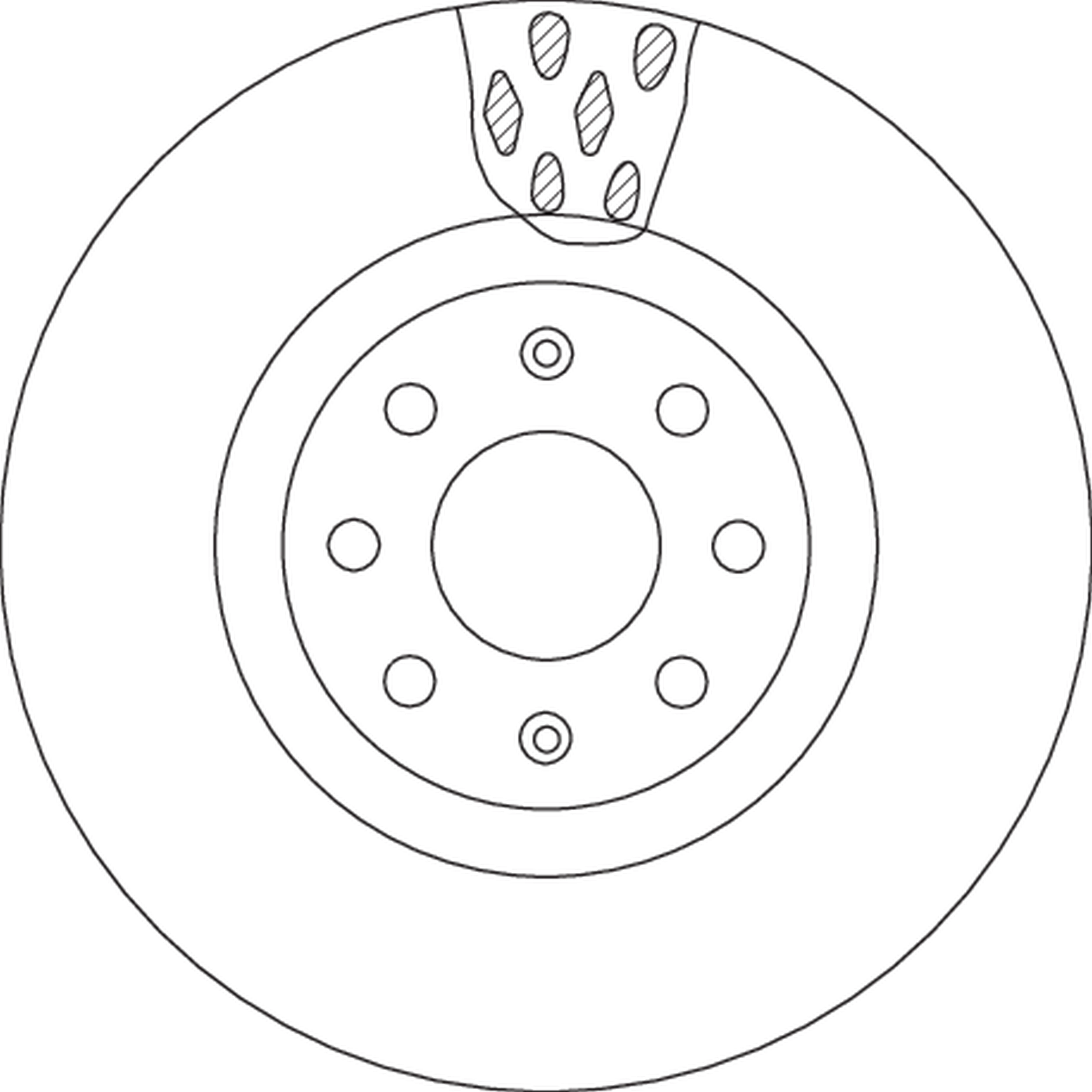 Disque de frein TRW DF4737