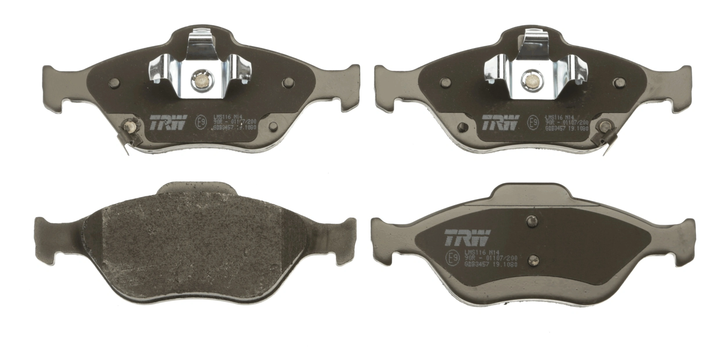 Kit de plaquettes de frein, frein à disque TRW GDB3457