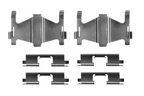Kit d'accessoires, plaquette de frein à disque TRW PFK295