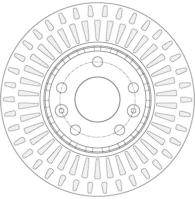 Disque de frein TRW DF6184