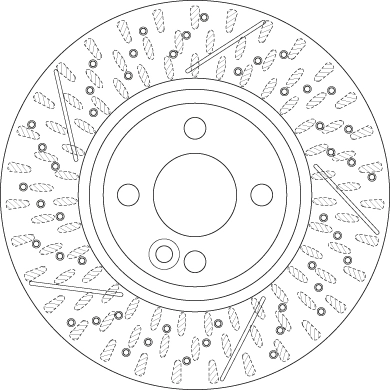 Disque de frein TRW DF6422
