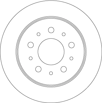 Disque de frein TRW DF4481S