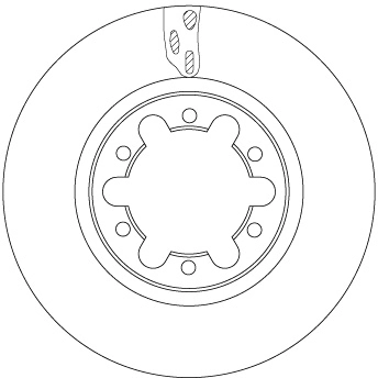 Disque de frein TRW DF6442