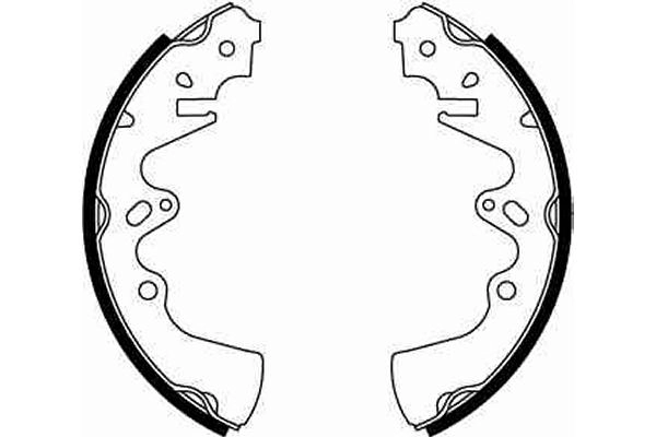 Jeu de mâchoires de frein TRW GS8197