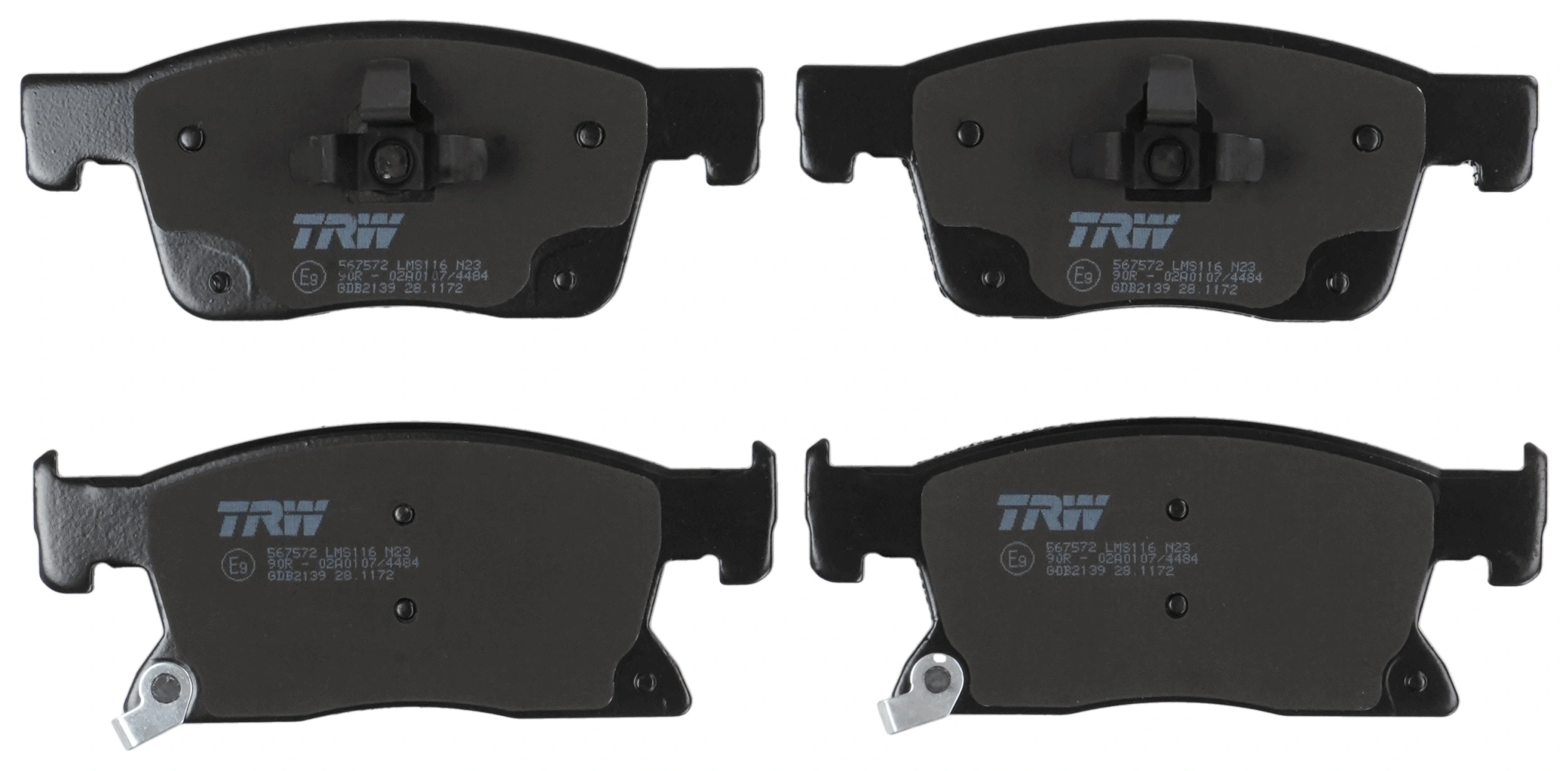 Kit de plaquettes de frein, frein à disque TRW GDB2139