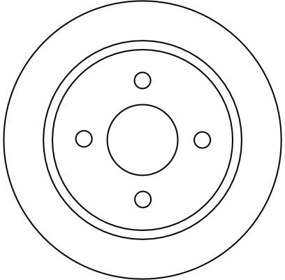 Disque de frein TRW DF1654
