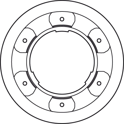 Disque de frein TRW DF4993S