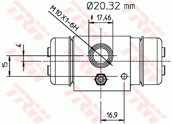 Cylindre de roue TRW BWF196