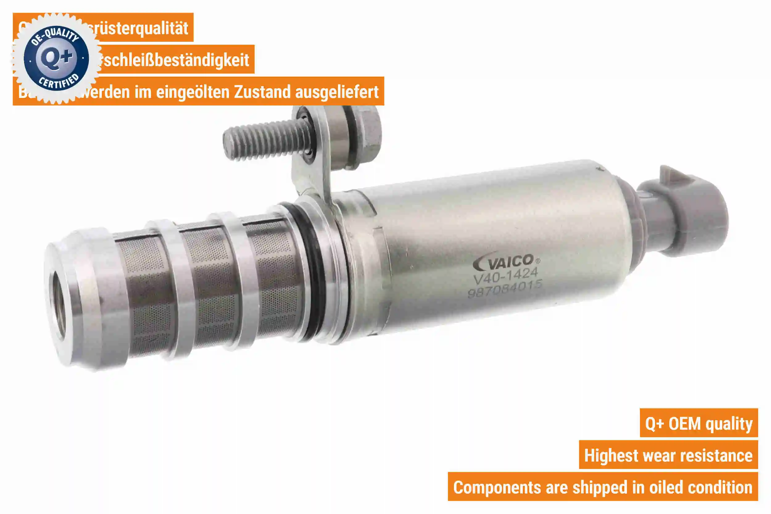 Valve de commande, réglage d'arbres à came VAICO V40-1424