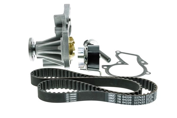 Pompe à eau + kit de courroie crantée AISIN TKFD-7008