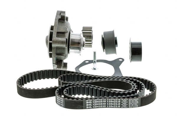 Pompe à eau + kit de courroie crantée AISIN TKFD-7014