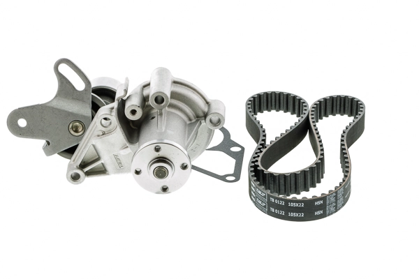 Pompe à eau + kit de courroie crantée AISIN TKHY-7004