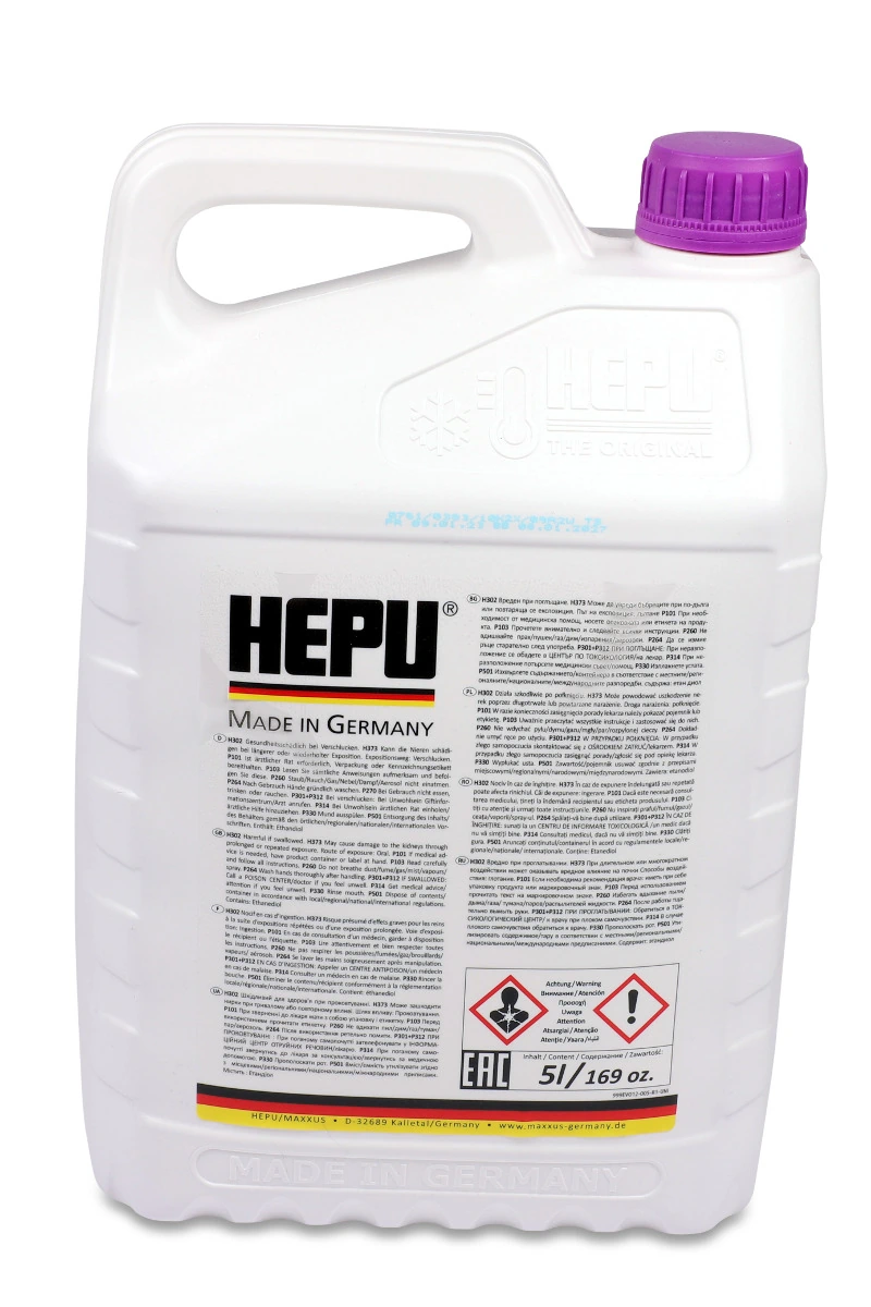 Антифриз HEPU 5 G12Evo (P999-EVO12-005)