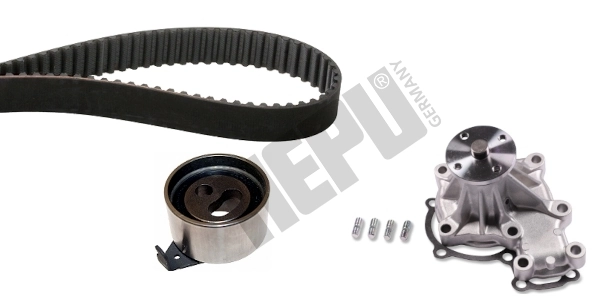 Pompe à eau + kit de courroie crantée HEPU PK71310