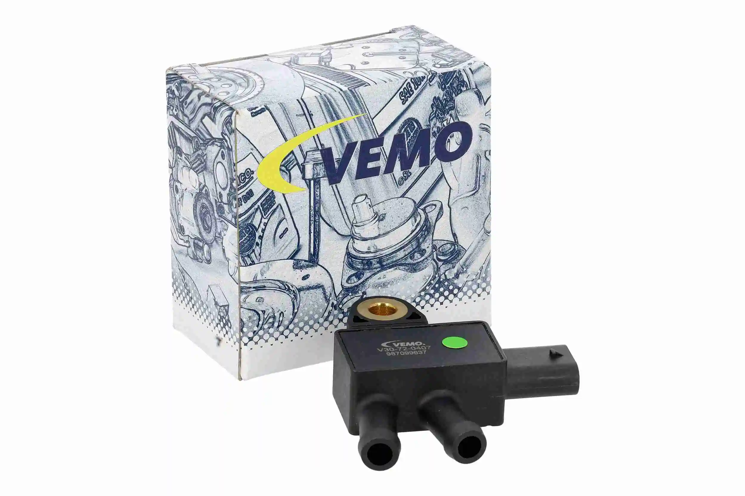 Capteur, pression des gaz échappement VEMO V30-72-0407