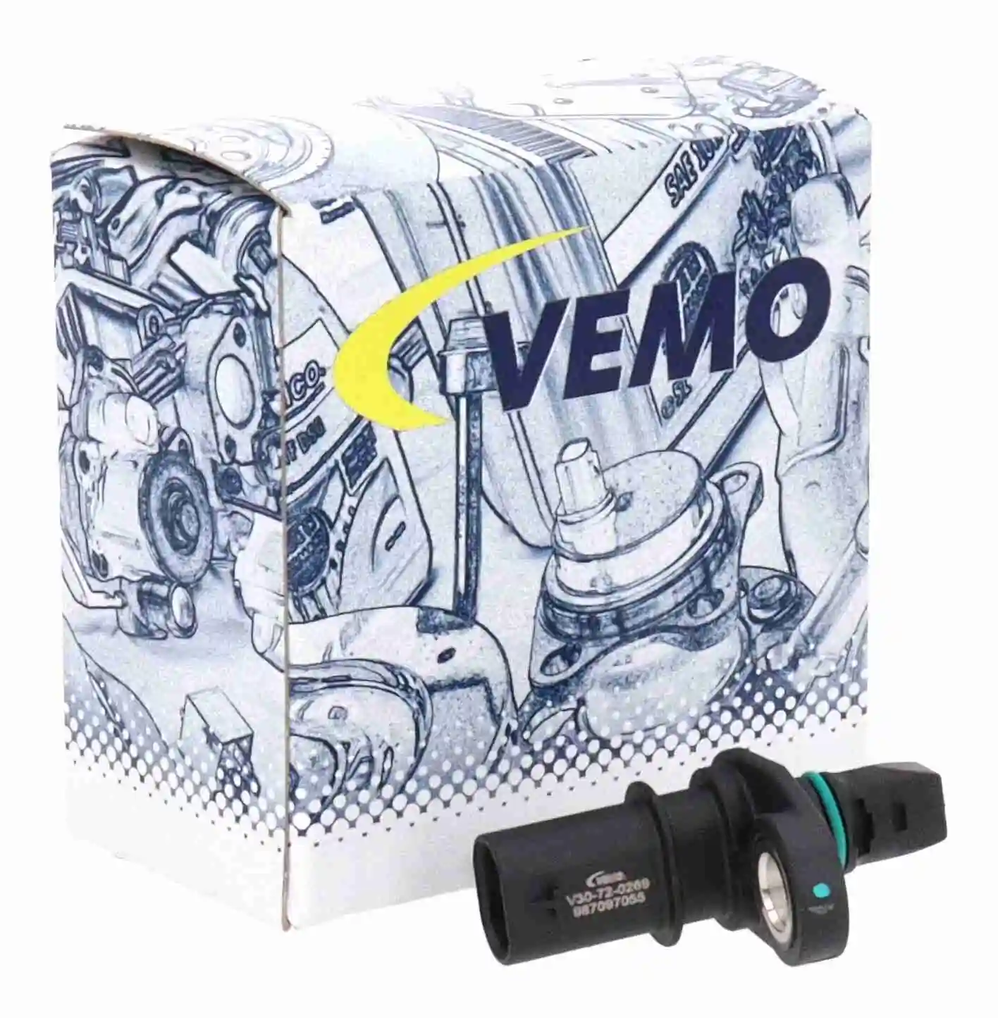 Capteur, vitesse de roue VEMO V30-72-0269