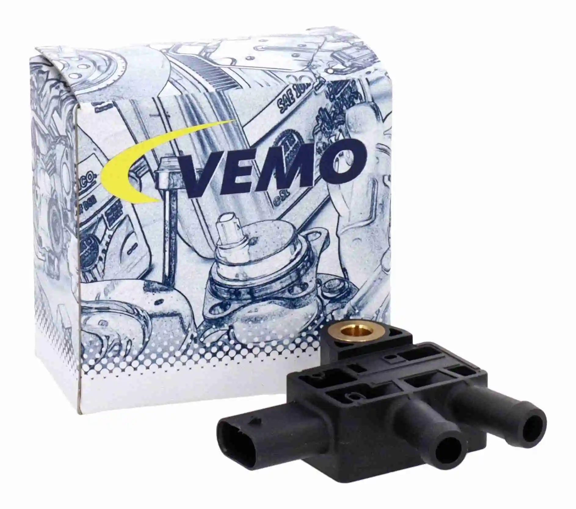 Capteur, pression des gaz échappement VEMO V30-72-0065
