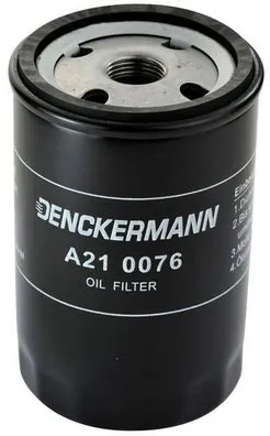 DENCKERMANN A210076 — Фільтр оливний MB 190 W201 84-93 (вир-во DENCKERMANN)