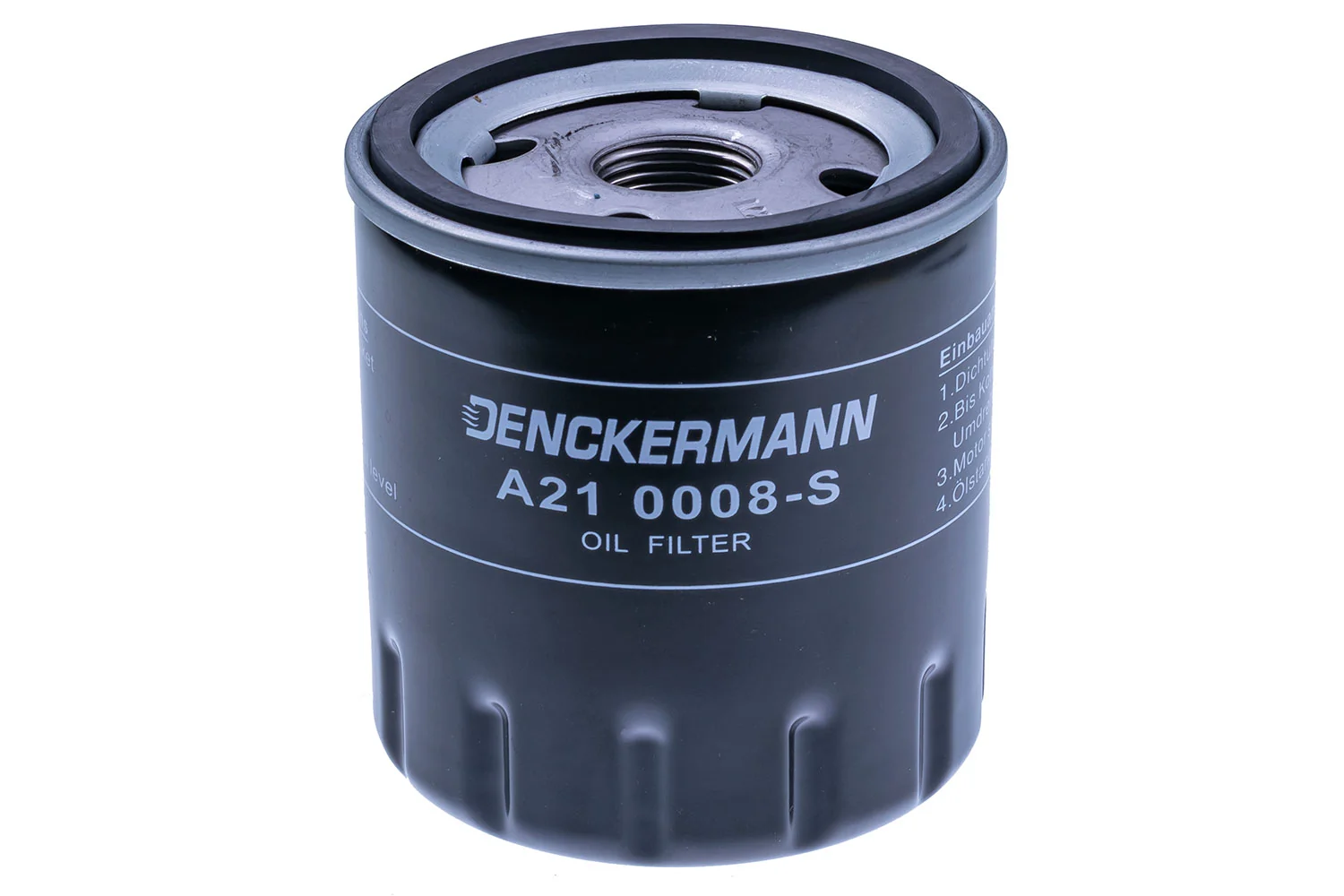 DENCKERMANN A210008-S — Фільтр оливний PSA BERLINGO, PARTNER 96-, FIAT DUCATO 06- без упаков. (вир-во DENCKERMANN)