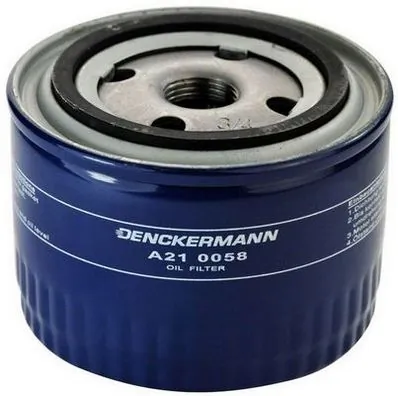 DENCKERMANN A210058 — Фільтр оливний ВАЗ 2101-2107, 2108-09 (низкий 70мм) (вир-во DENCKERMANN)