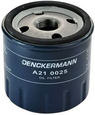DENCKERMANN A210025 — Фільтр оливний FIAT DOBLO, PUNTO II 1.2, 1.8 99- (вир-во DENCKERMANN)
