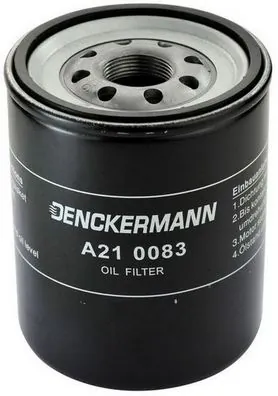 DENCKERMANN A210083 — Фільтр оливний двигуна MAZDA 626 2.0D 87-97, MITSUBISHI GALANT 2.0TD 96-04 (вир-во DENCKERMANN)