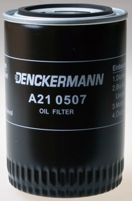 DENCKERMANN A210507 — Фільтр оливний FIAT DUCATO, IVECO 3.0 HDI 06- (вир-во DENCKERMANN)