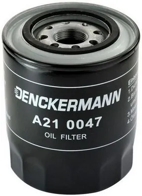 DENCKERMANN A210047 — Фільтр оливний MITSUBISHI DIESEL 86-, HYUNDAI H100 2.5D 94- (вир-во DENCKERMANN)
