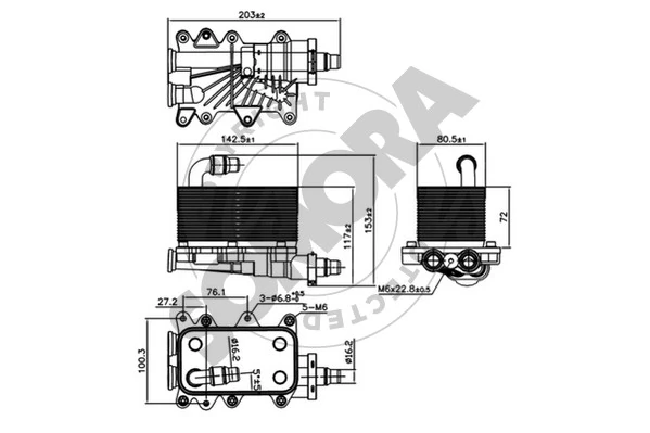 Oil Cooler, automatic transmission