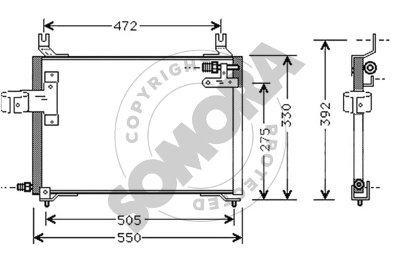 Condenser, air conditioning
