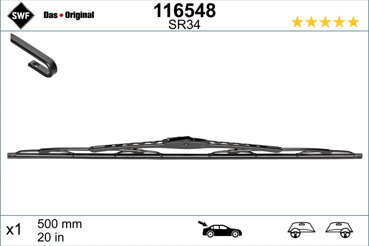 Balai d'essuie-glace SWF 116548