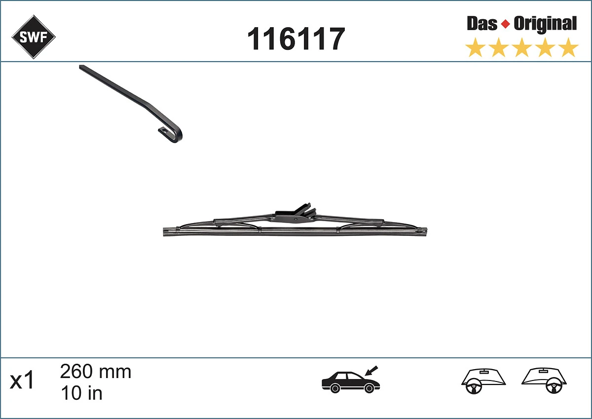 Balai d'essuie-glace SWF 116117