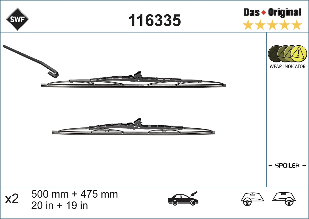 Balai d'essuie-glace SWF 116335