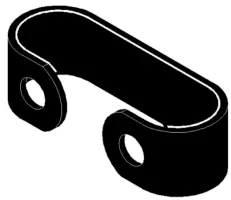 Pièce de serrage, échappement IMASAF 09.30.08