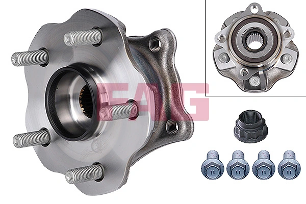 Kit de roulements de roue Schaeffler FAG 713 6214 80