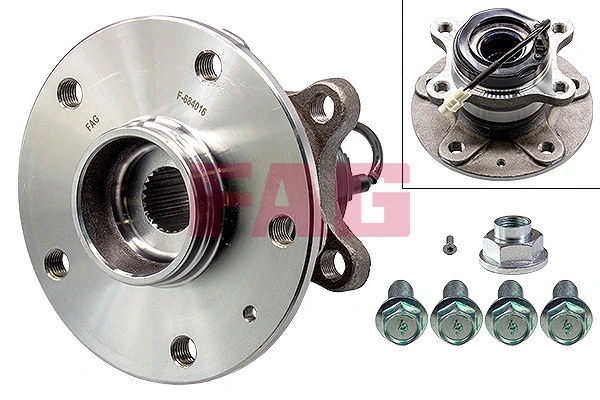 Kit de roulements de roue Schaeffler FAG 713 6237 40