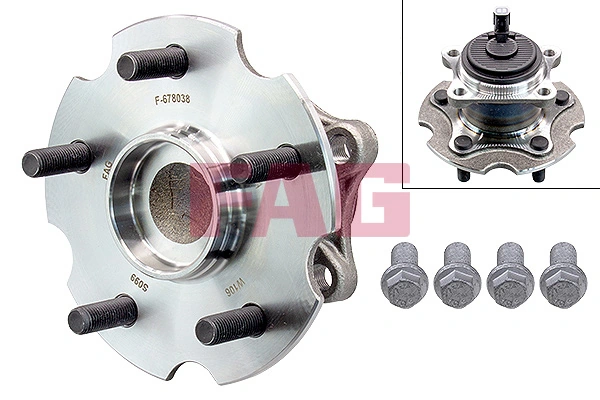 Kit de roulements de roue Schaeffler FAG 713 6211 20